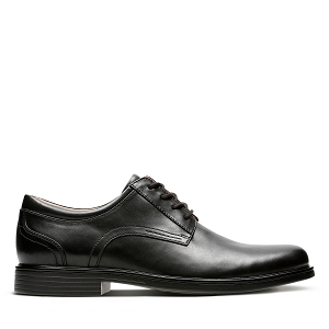 CLARKS UN ALDRIC LACE<br>Black Leather