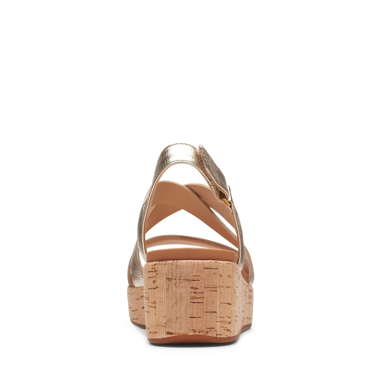 Clarks womens casual kimmei cork champagne2537801_6